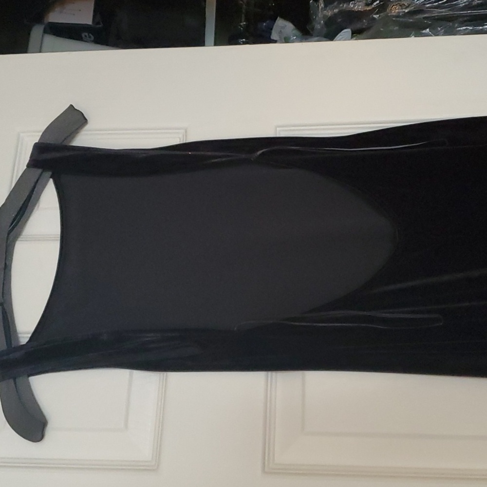 LAUNDRY By Shelley Segall Black VELVET DRESS *GLOVES HAVE BEEN SOLD* - Picture 9 of 13